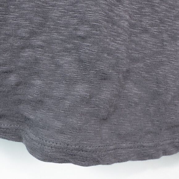 J Jill Embroidered Cotton Tunic Shift Dress Womens Medium Gray Boho Lagenlook - Picture 11 of 16